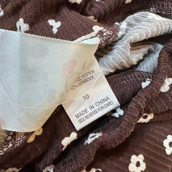 Girl's Neutral Floral Outfit sz 10 Girl's Bundle - Picture 6 of 8